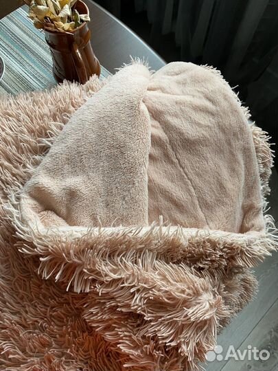 Плед пушистый травка