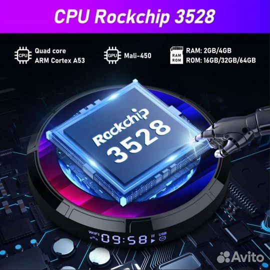 Цифровая тв приставка Андроид 13 4/64