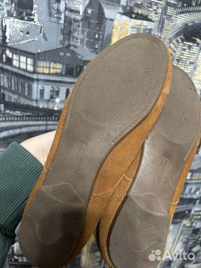 Полуботинки женские замша