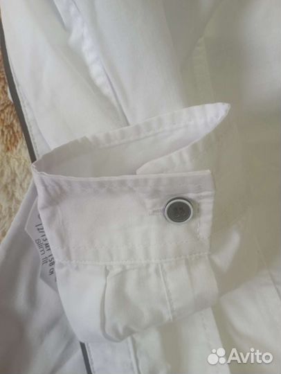 Рубашка белая 158