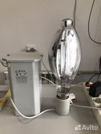 Зеркальная лампа для растений дназ 400 Вт Комплект