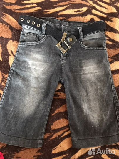 Шорты джинс на мальчик 4-6 лет