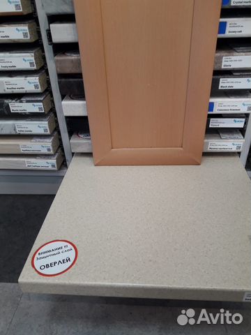 Столешница 60х140 Фибра шёлк новая цвет белый