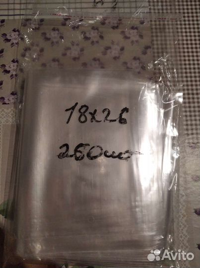 Упаковка, пакеты прозрачные для комиксов