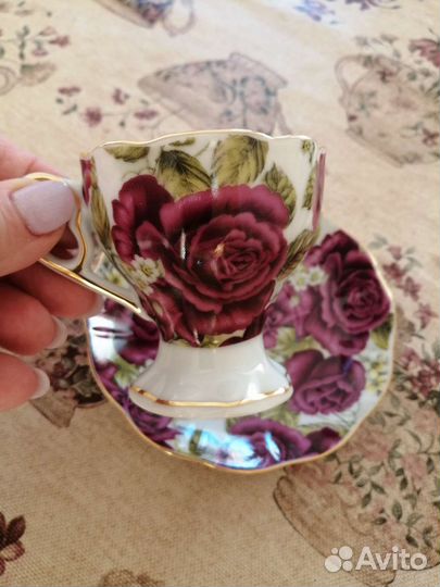 Чешский фарфоровый кофейный сервиз новый