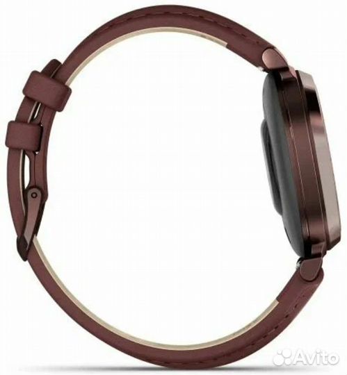 Lily 2 Dark Bronze Case with Mulberry Leather Band