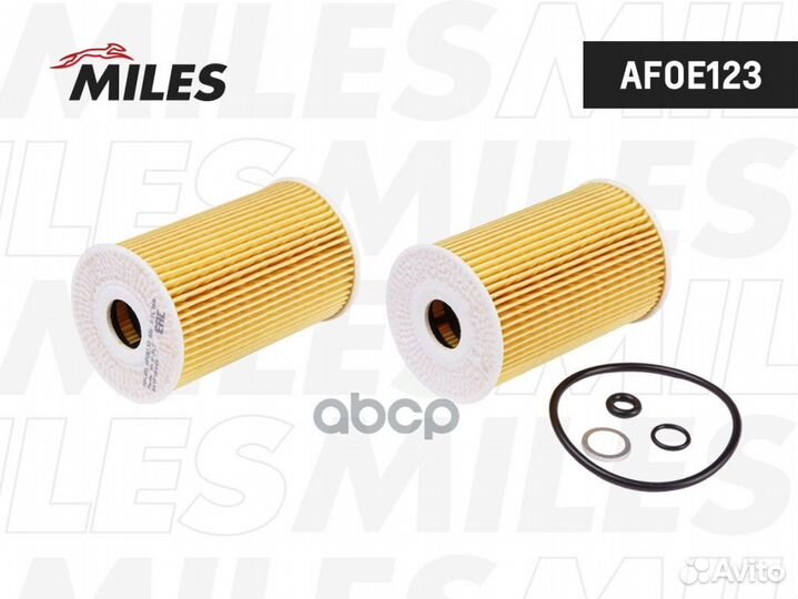 Afoe123 фильтр масляный miles afoe123 Miles