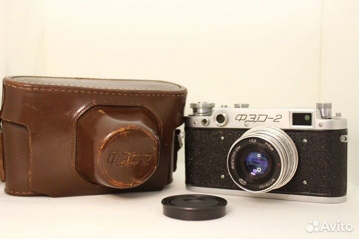 Фэд-2 фотоаппарат с объективом - исправный