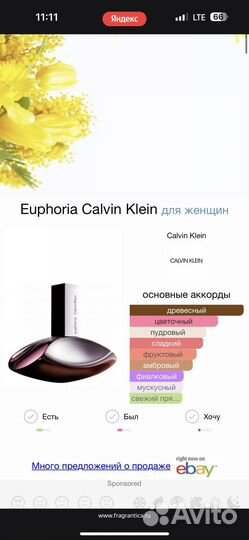 Calvin klein euphoria
