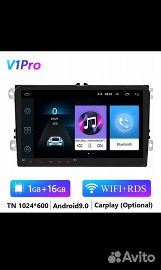 Штатная магнитола на volkswagen, android