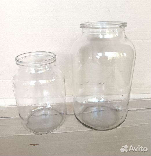 Банки стекло широкое горло 5 и 3 л