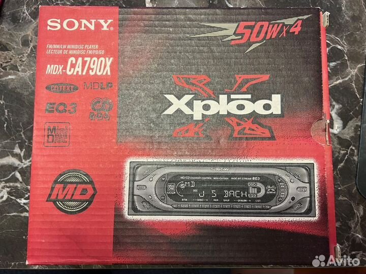 Минидисковая магнитола Sony MDX CA790X