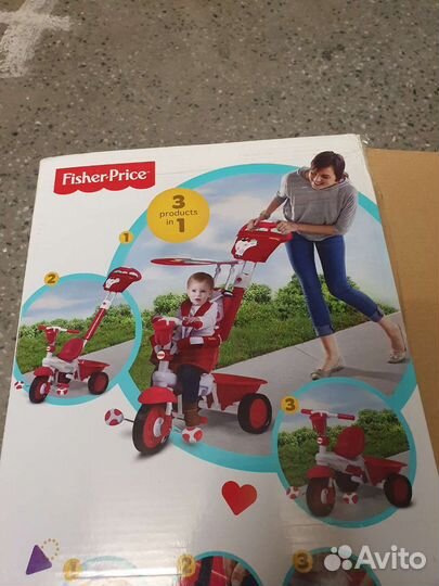 Велосипед детский 3 в 1 Fisher Price