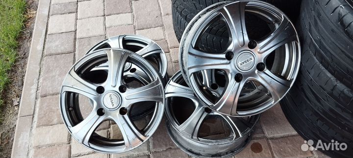 Летняя резина 215/55/17 Литье R14 Ниссан