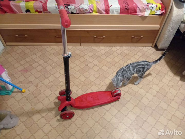 Самокат детский трехколесный бу