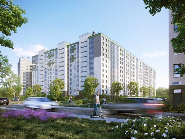 1-к. квартира, 43 м², 6/12 эт.