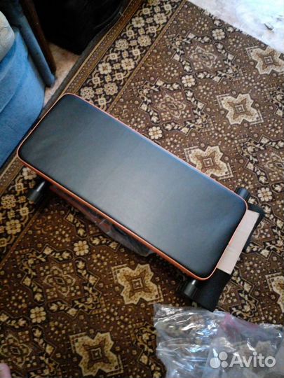 Скамья для пресса(новая),гантели разные