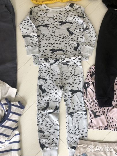 Пакет детских вещей zara next h&m 98