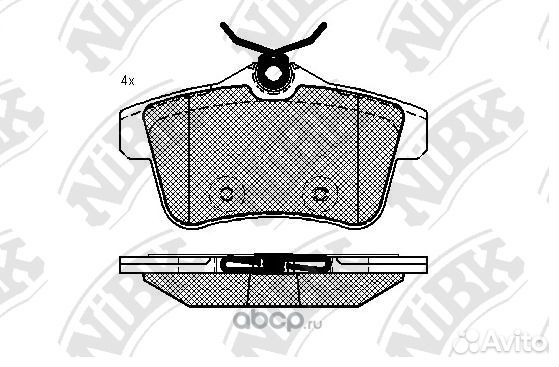 Колод торм диск NiBK PN0473