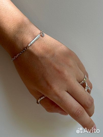 Браслет из серебра 925 с жемчугом