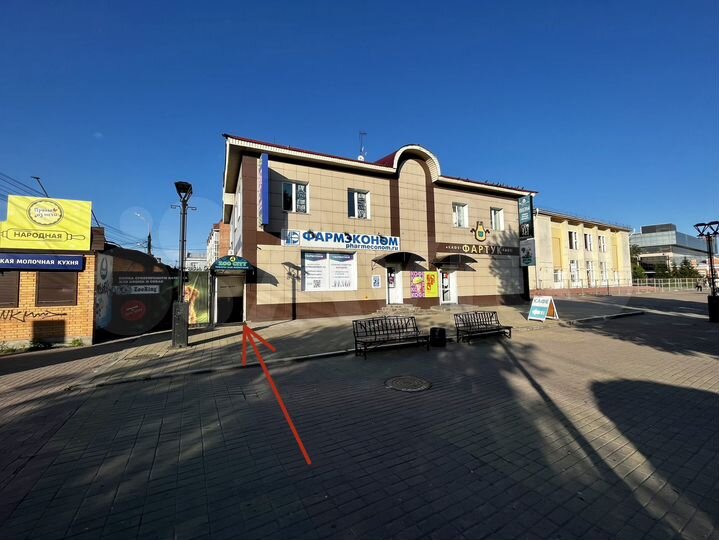 Цоколь в топовом месте, 105 м²