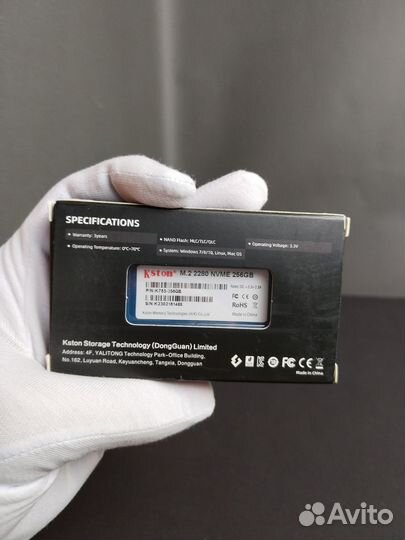 Жесткий диск SSD m2 nvme 256 gb Kstone