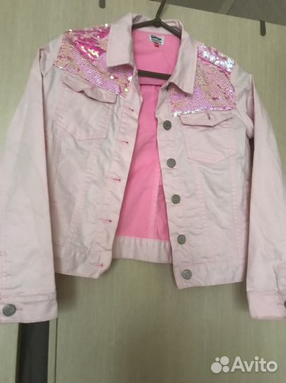 Ветровка для девочки джинсовая