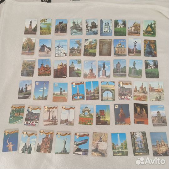 Календарики Города и Памятники архитектуры 327 шт