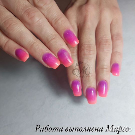 Маникюр гель пудрой (дип система)