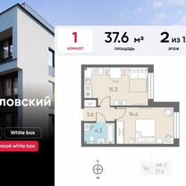 1-к. квартира, 37,6 м², 2/11 эт.