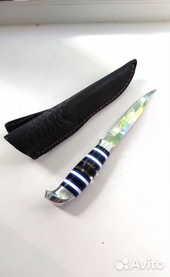 Финский нож финка жиганская на наборном оргстекле