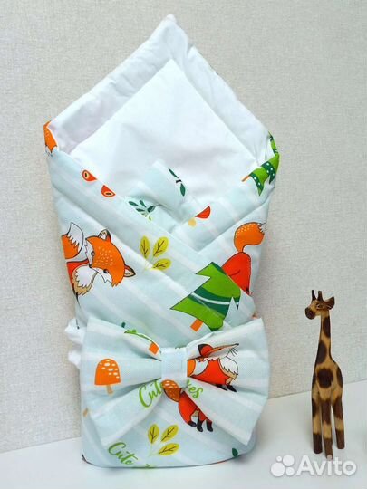 Одеяло - конверт на выписку и для дома 2в1