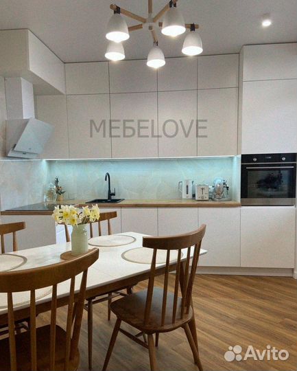 Кухонный гарнитур на заказ с техникой