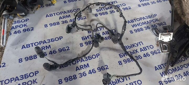 Проводка заднего бампера на Volkswagen Phaeton