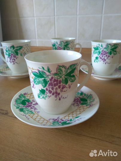 Кофейная пара лфз костяной фарфор