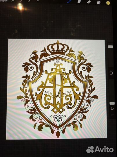 Логотип, Портрет по фото, иллюстрация