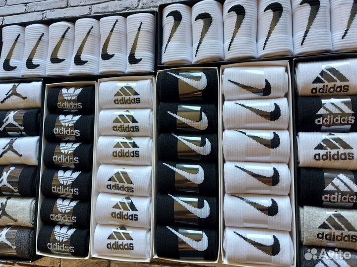 Носки Nike Fila Jordan Adidas
