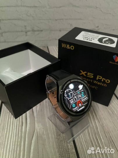 Круглые Smart Watch X5 PRO + гарантия