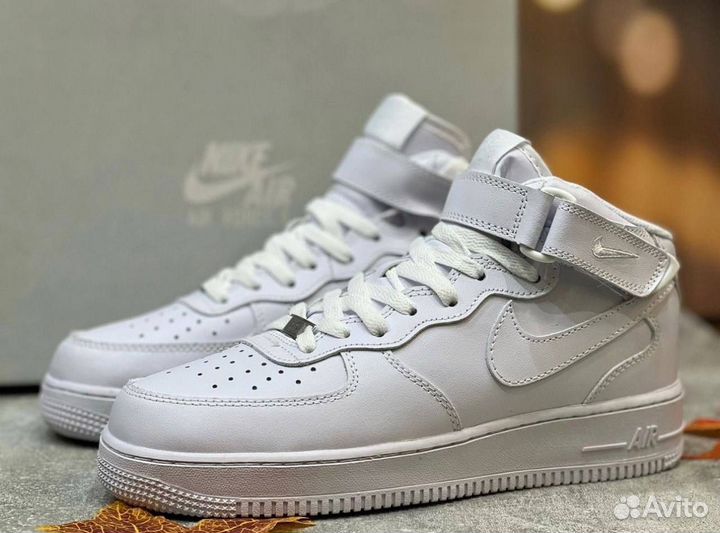 Nike air force 1 белые разм. 41