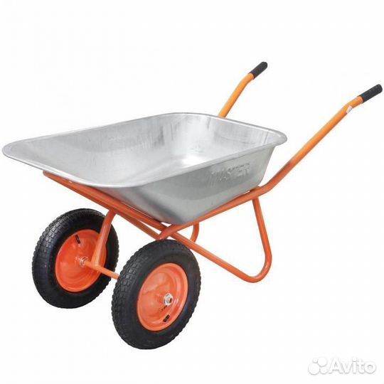 Тачка садовая строительная 2-колесная 250 кг