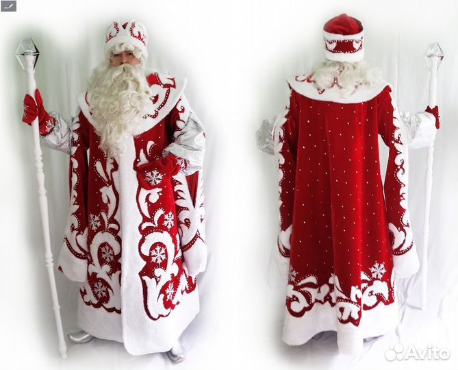 Карнавальный костюм деда мороза и снегурочки