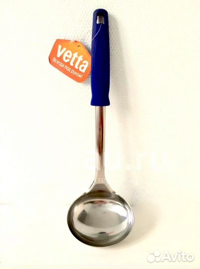 Поварёшка Vetta удобной формы из нержавеющей стали