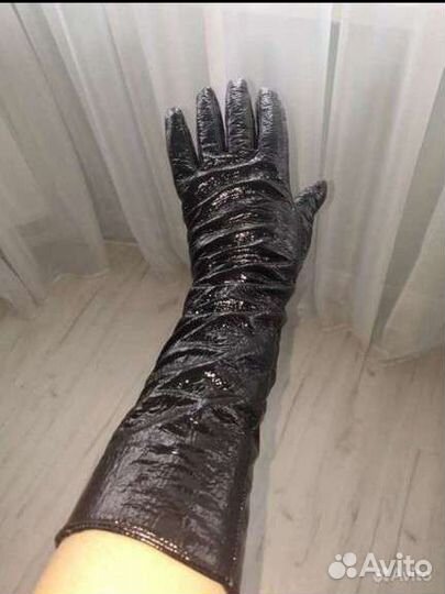 Перчатки женские кожаные