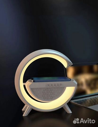 Колонка блютуз светильник лампа беспроводная