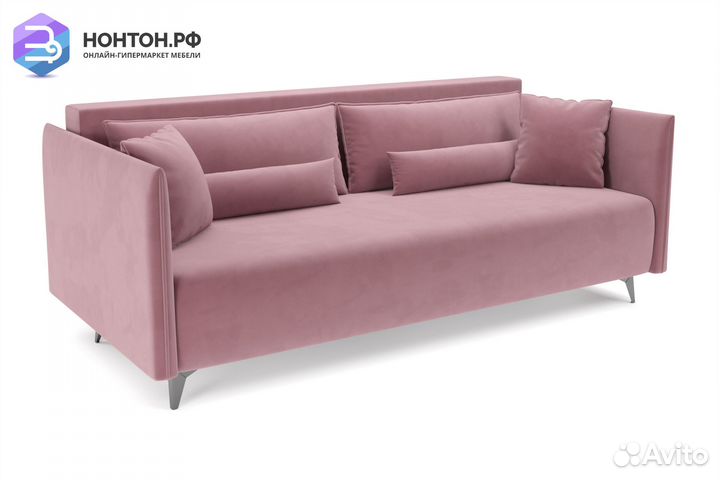 Диван тик-так Майами розовый