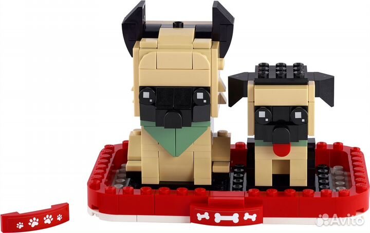 Новый Lego BrickHeadz 40440 Немецкие овчарки