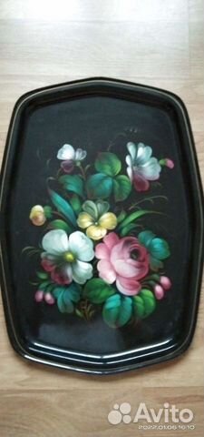 Поднос металлический