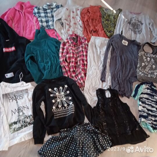 Пакет одежды 17 штук для девочки 12-15 лет