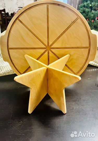 Доска разделочная для пиццы и серверовки