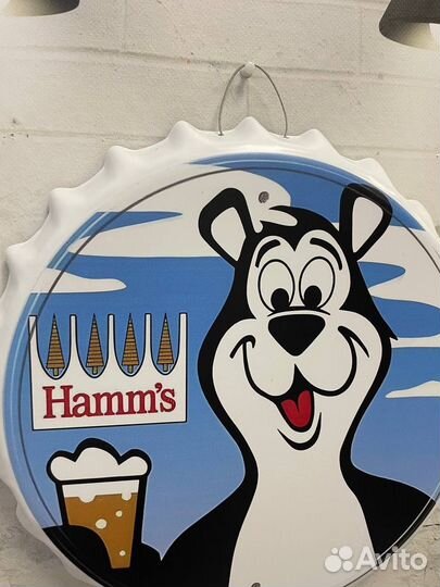 Декор на стену пивная пробка Hamms